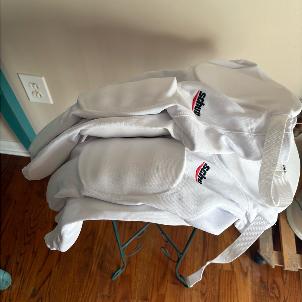 Schutt White Football Pants with Pads